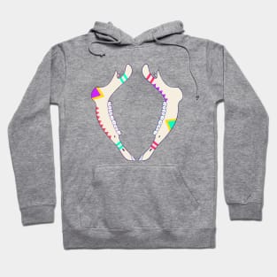 Pastel Deer Jaws Hoodie